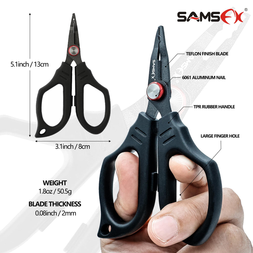 SAMSFX braid scissors side view