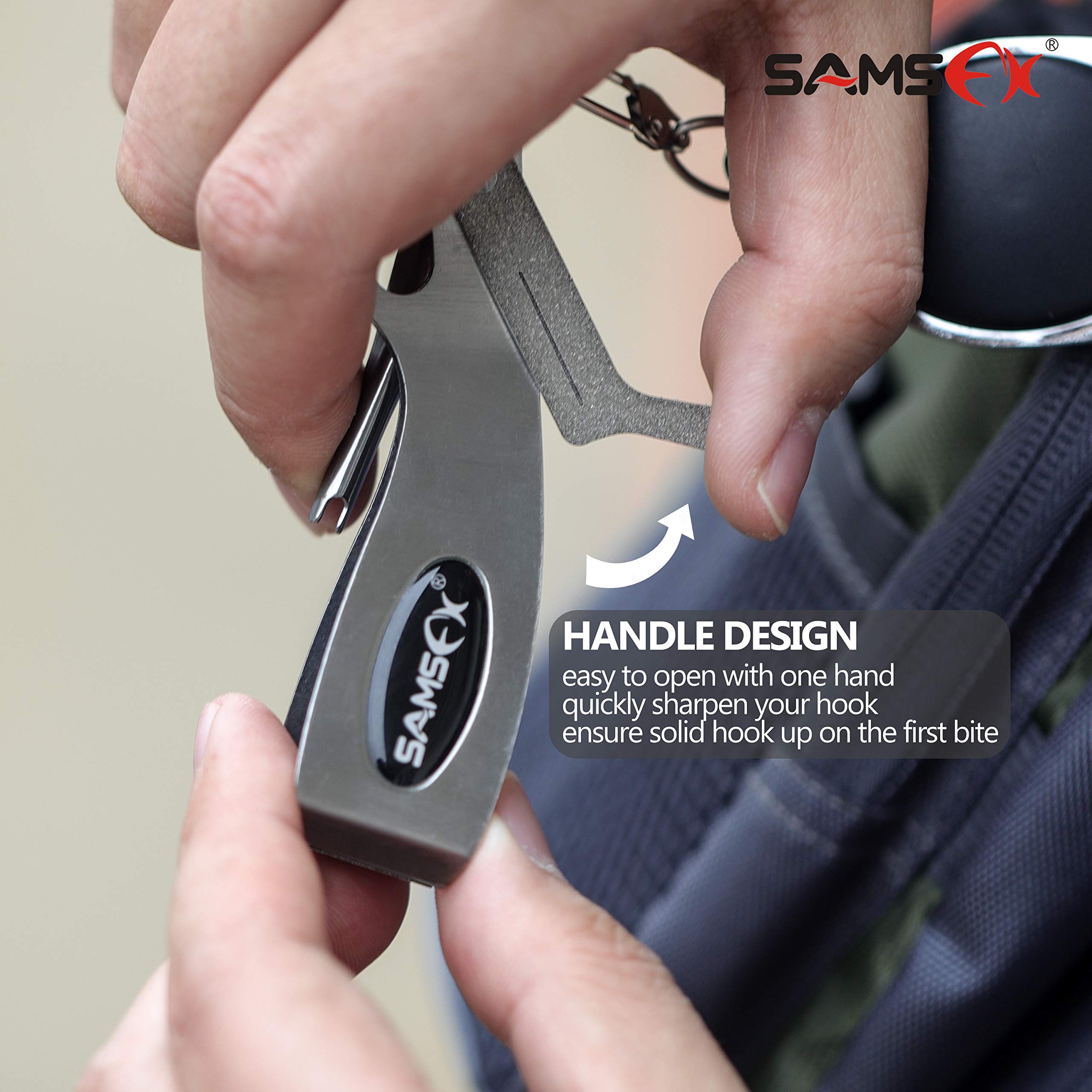 Lure tuner and bottle cap opener in the 6-in-1 tool