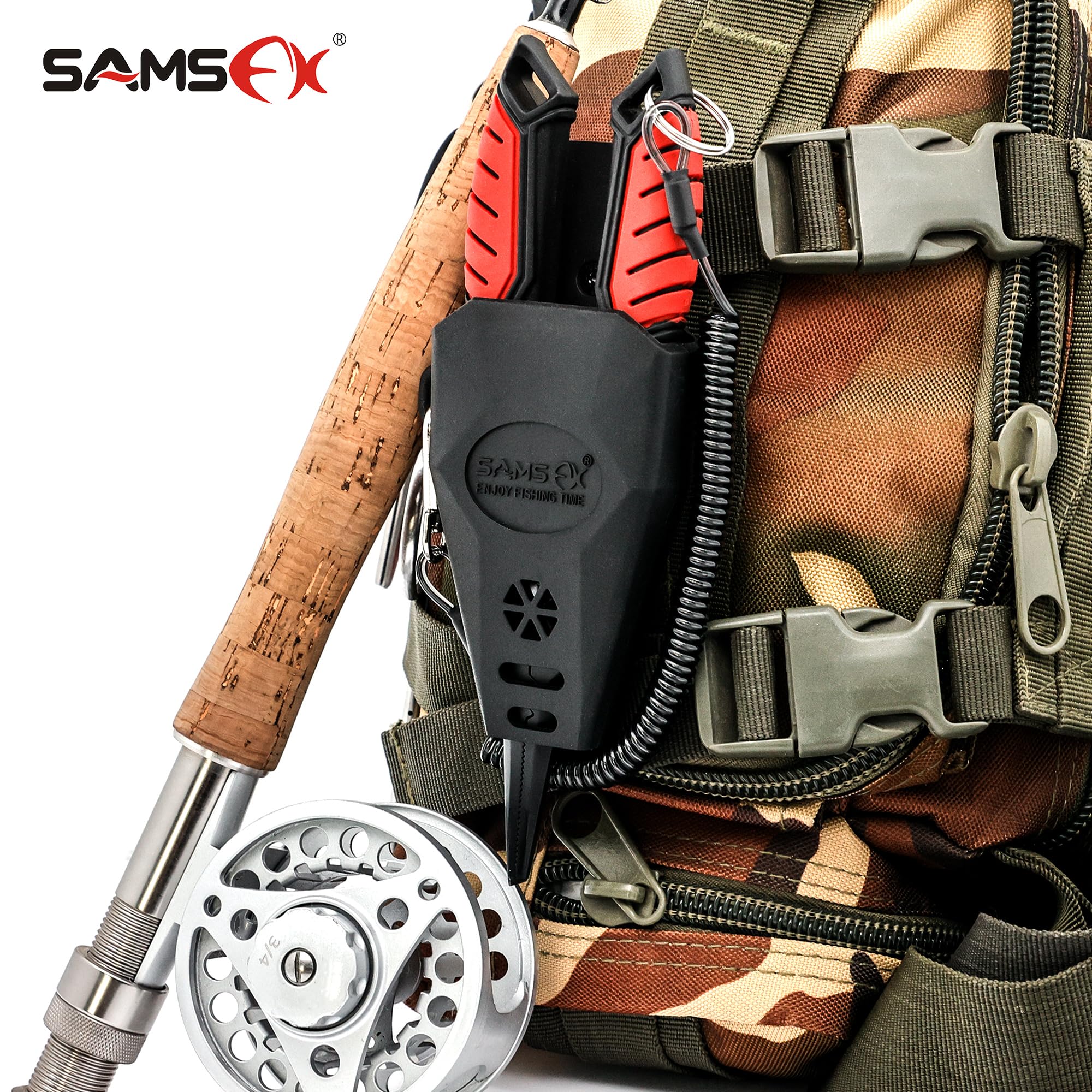 Product packaging with camouflage belt clip