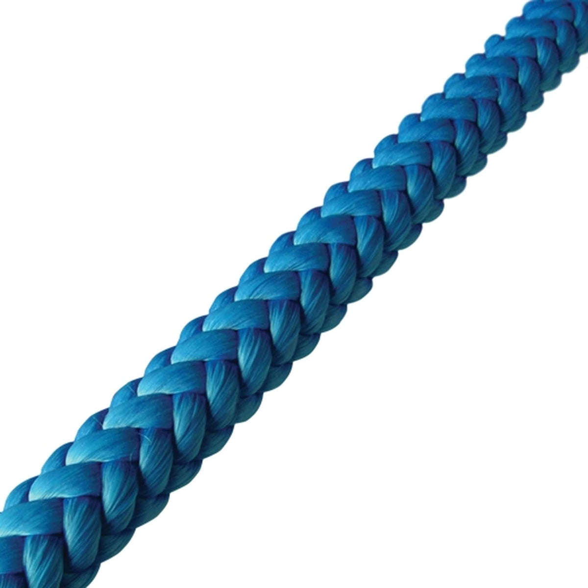 Samson True Blue 1/2in 150ft Hank rope, durable and rot-mildew resistant for marine use.