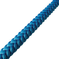 Samson True Blue 1/2in 150ft Hank rope, durable and rot-mildew resistant for marine use.