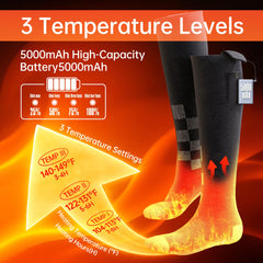 SAMZX 5000mAh batteries power long-lasting warmth on cold adventures
