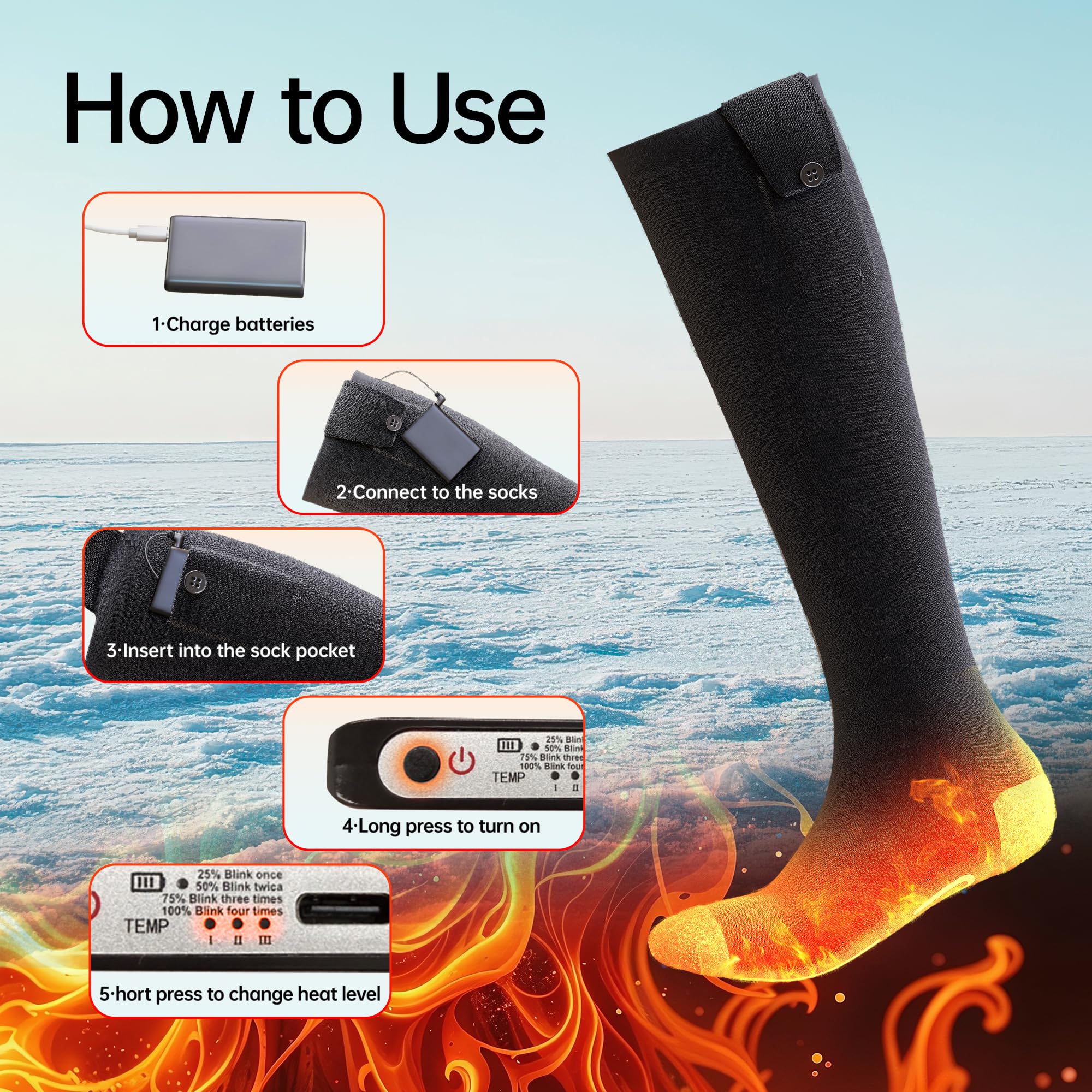 SAMZX slim batteries stay in place during vigorous activity
