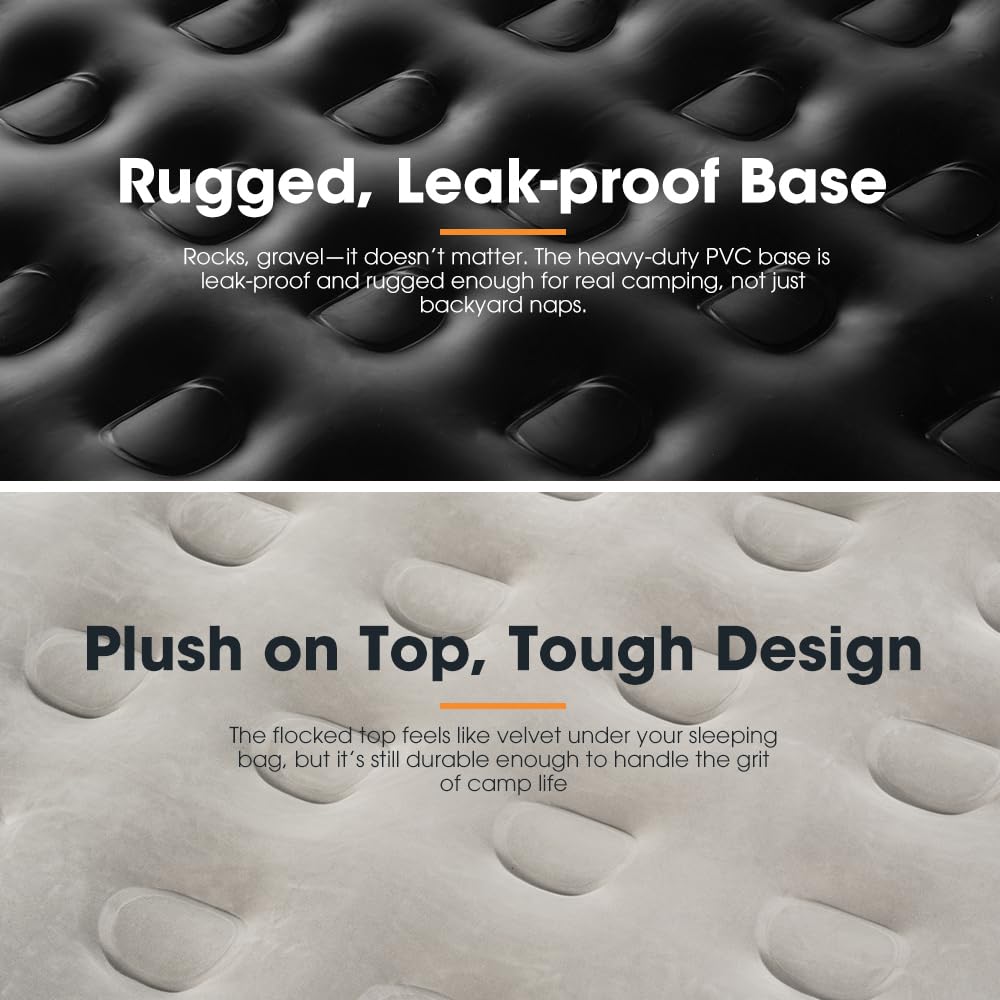 SAN HIMA air cushion technology grid provides targeted support on uneven surfaces.