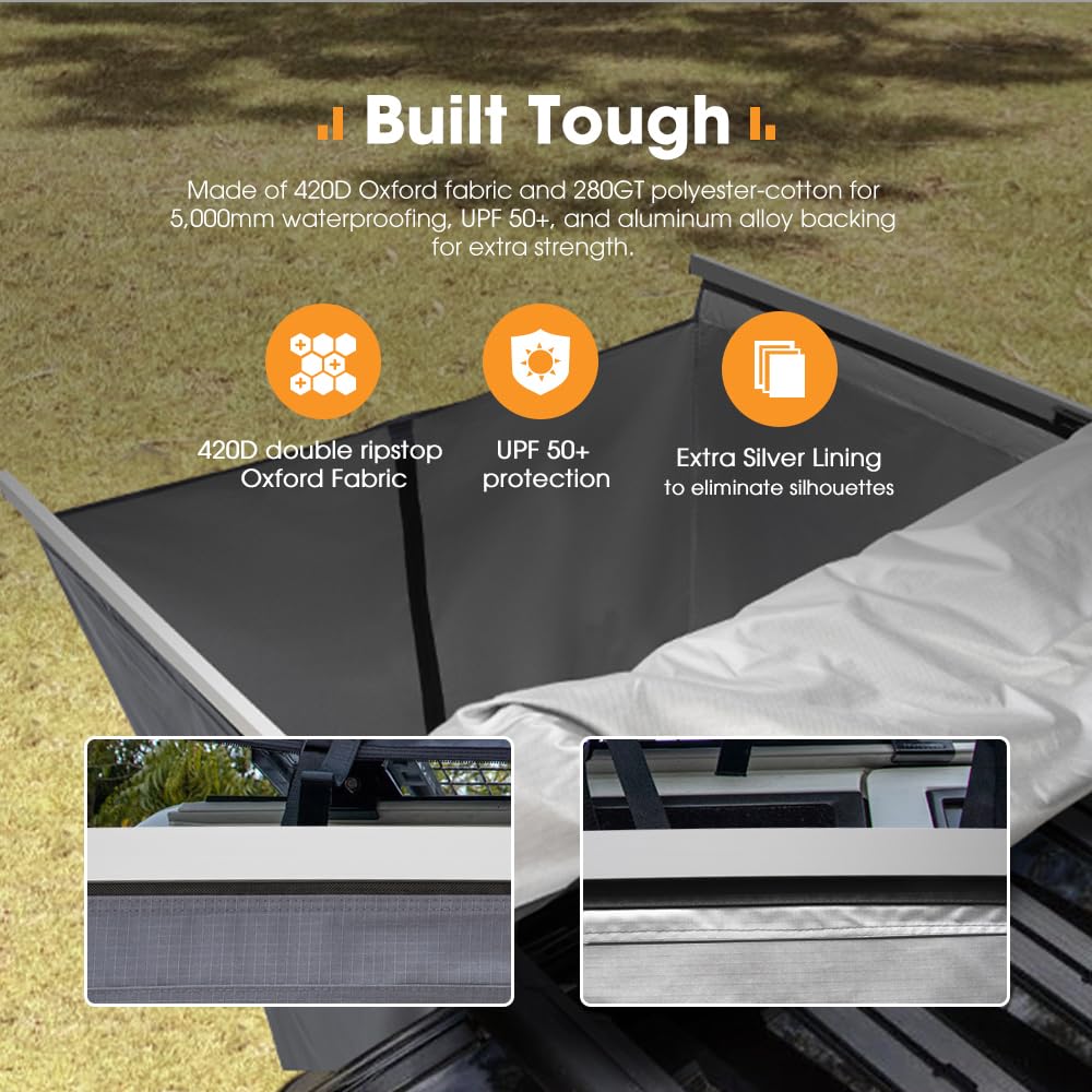 SAN HIMA waterproof shelter rated 5000mm keeps the interior dry