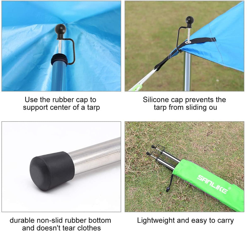 SAN LIKE durable stainless steel construction stands up to rugged outdoor use.