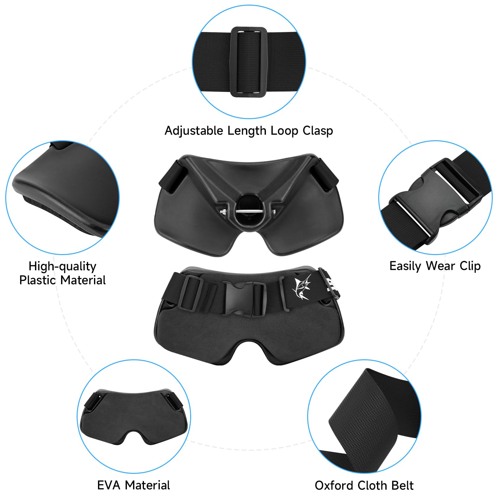 SAN LIKE fighting belt EVA-padding enhances comfort during intense battles.