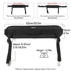 Adjustable waist belt with plastic buckle