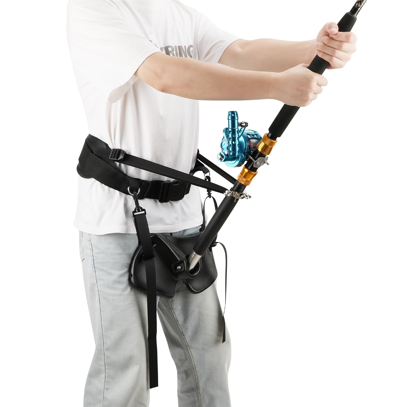 Compatibility with a plastic fishing belt