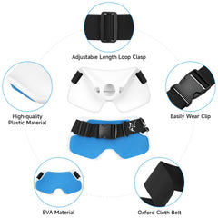 Adjustable belt buckle and mounting area for rod holder