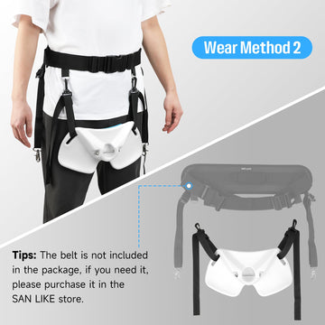 White high quality plastic material of SAN LIKE belt