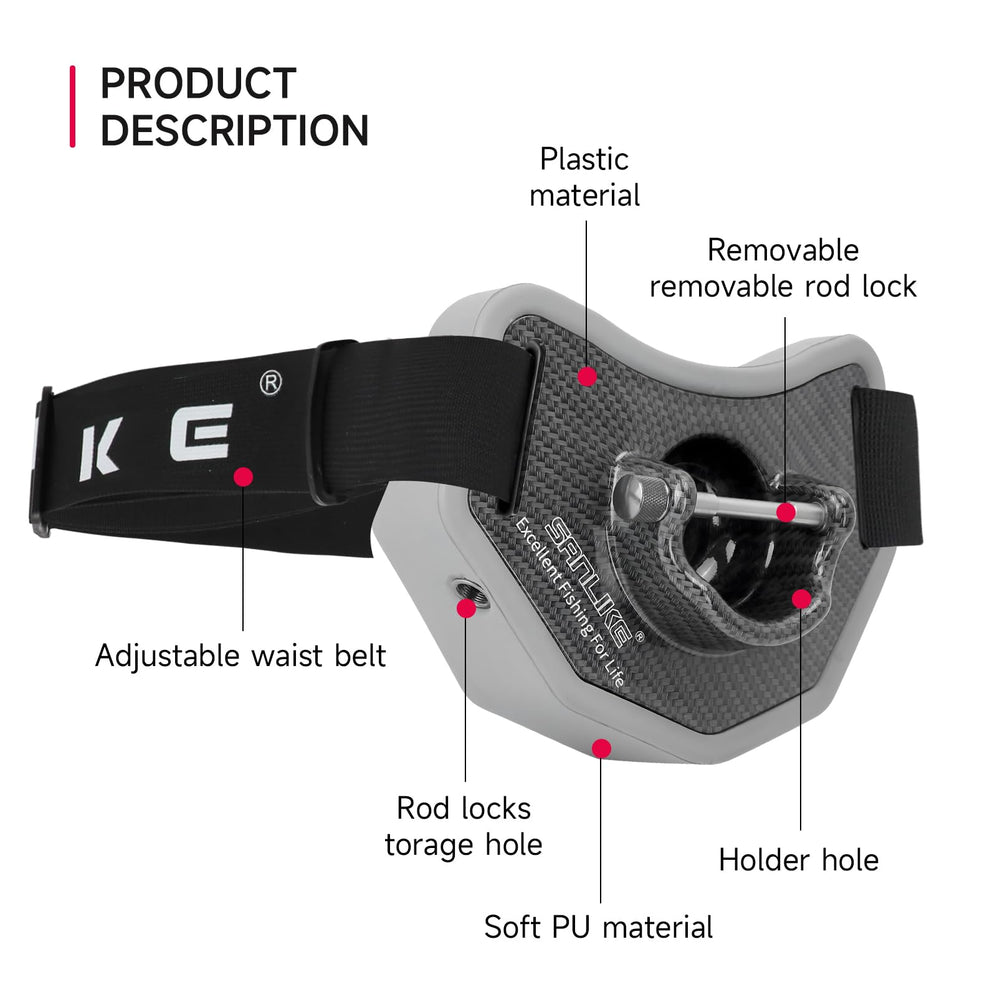 360-degree rotatable rod holder feature