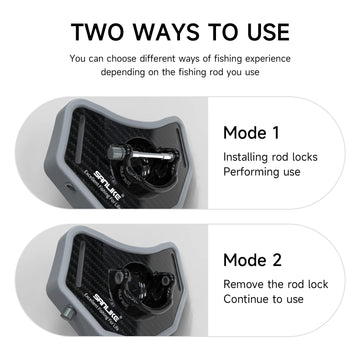 SAN LIKE Fishing Belt stainless-steel insert pin secures groove-head rod tips.