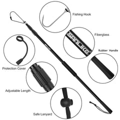 SAN LIKE gaff with non-slip EVA handle for secure grip.