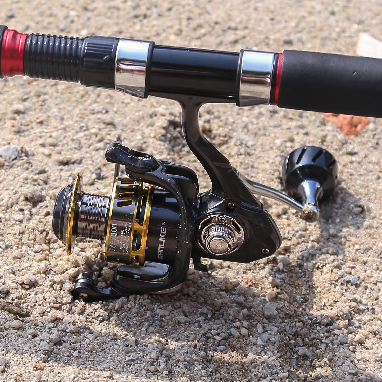 SAN LIKE spinning reel gear ratio 5.2:1 for steady line retrieve