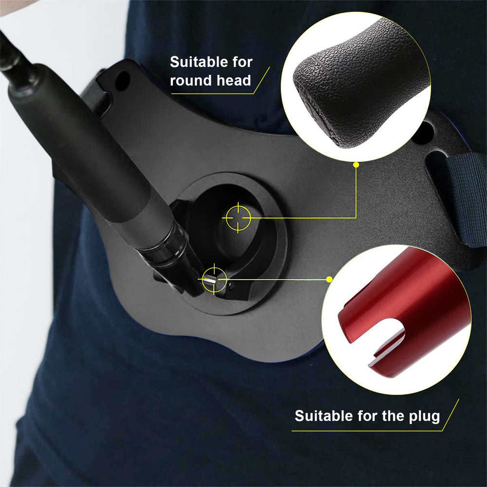 SAN LIKE stand-up fighting belt demonstrates easy one-handed release and enhanced rod control