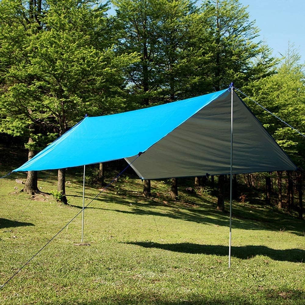 SAN LIKE telescoping poles show height adjustment for versatile shelter height.