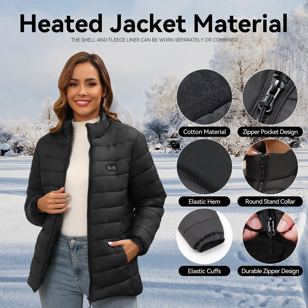 San Moolias heated vest back heat zone delivers targeted comfort during outdoor commutes.