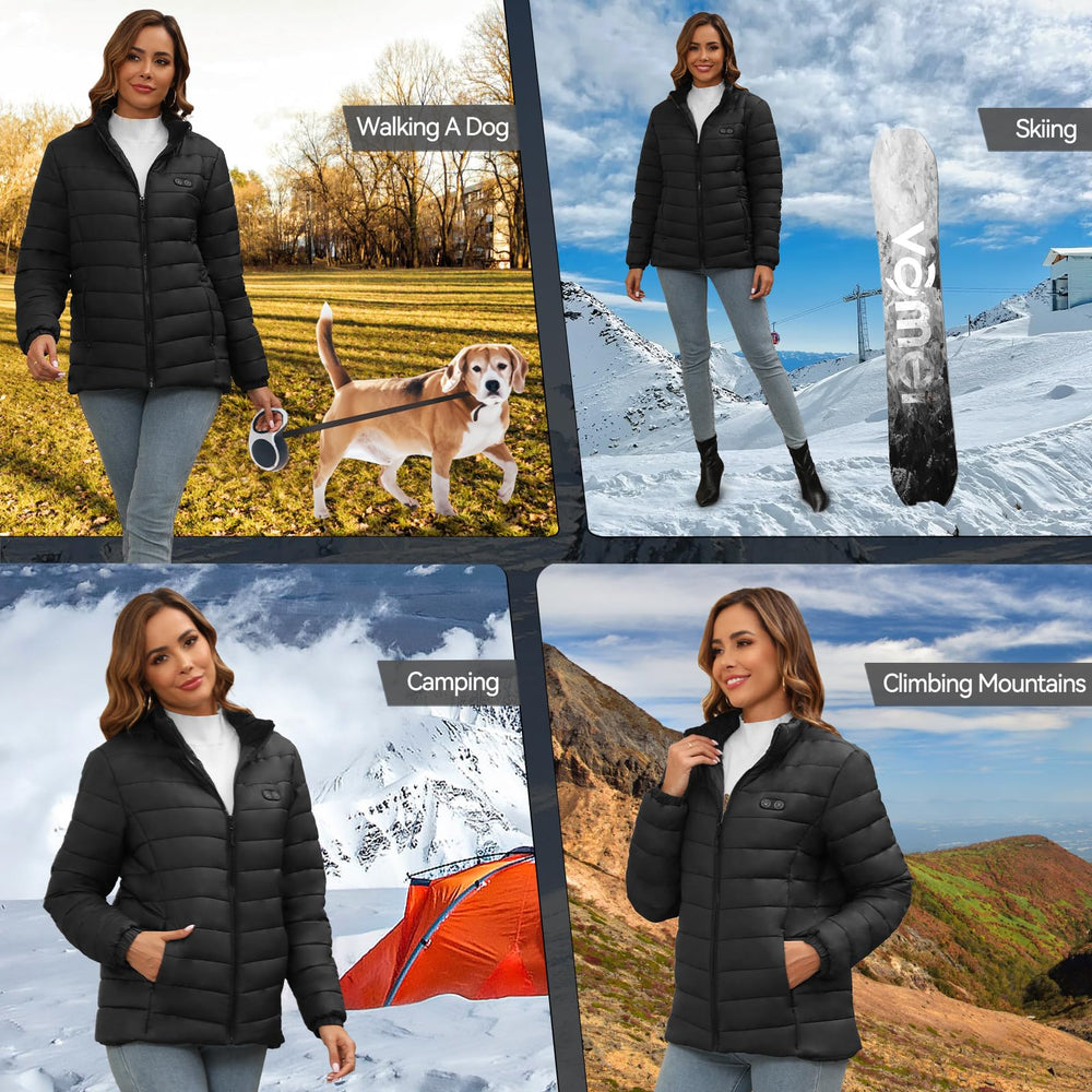 San Moolias heated vest fabric is lightweight, windproof, and water resistant.