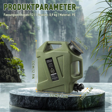 Sanheshun water jug spigot in action showing controlled pouring