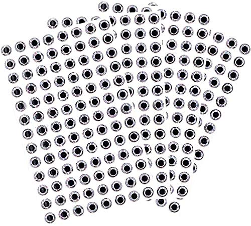 Sanhu 8mm 3D Fish Eye Silver with lifelike holographic sparkle for DIY lures