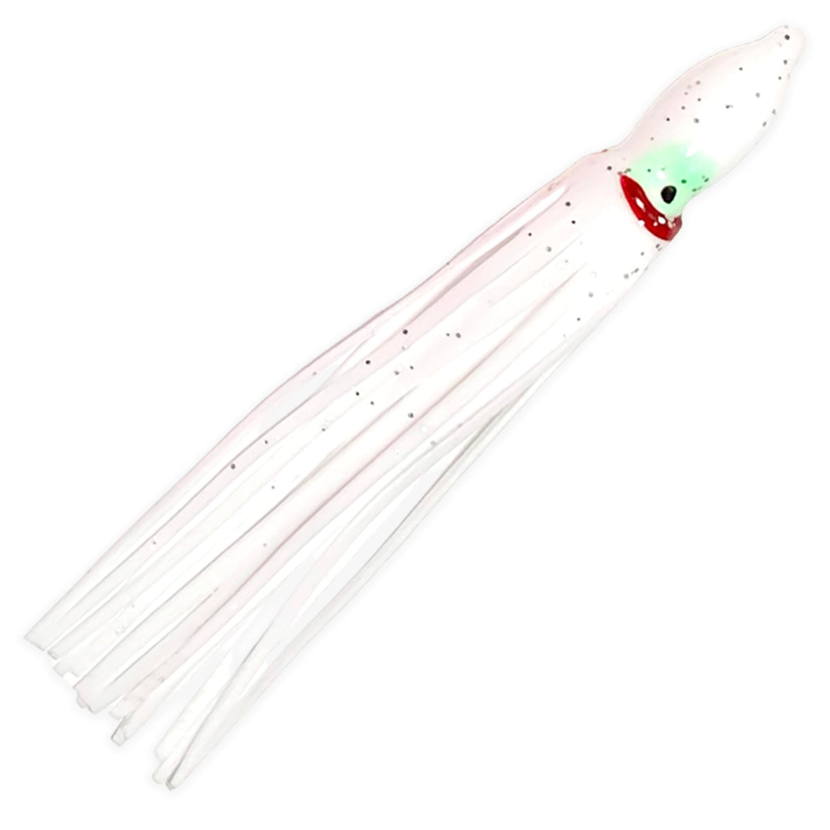 Sanhu Hoochie Squid Skirts 4.75 inch realistic design boosts underwater visibility.