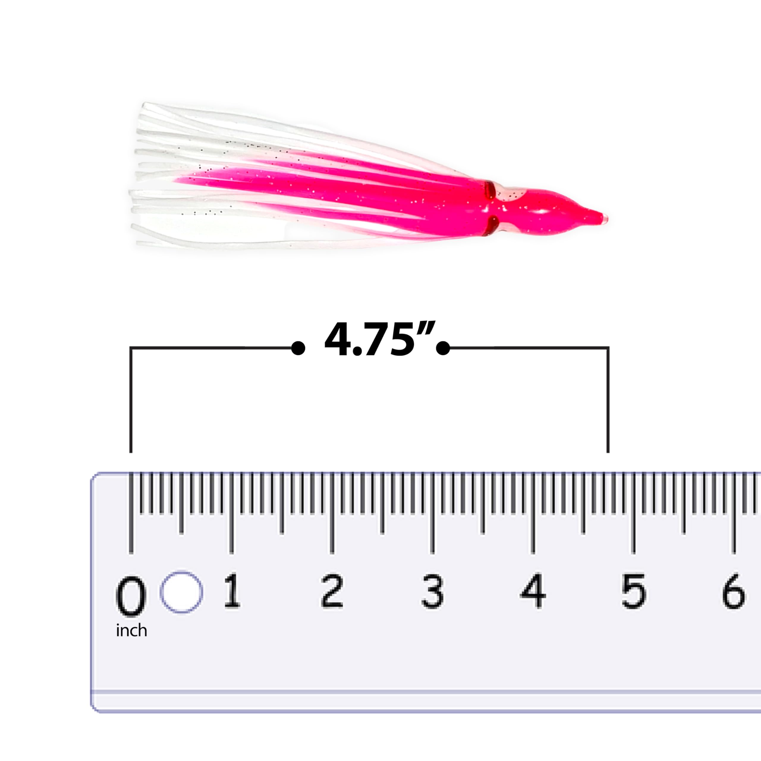 Sanhu pink white color boosts visibility in deep and nearshore water.