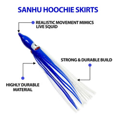 Sanhu durable soft plastic bait maintains flexibility after repeated strikes.