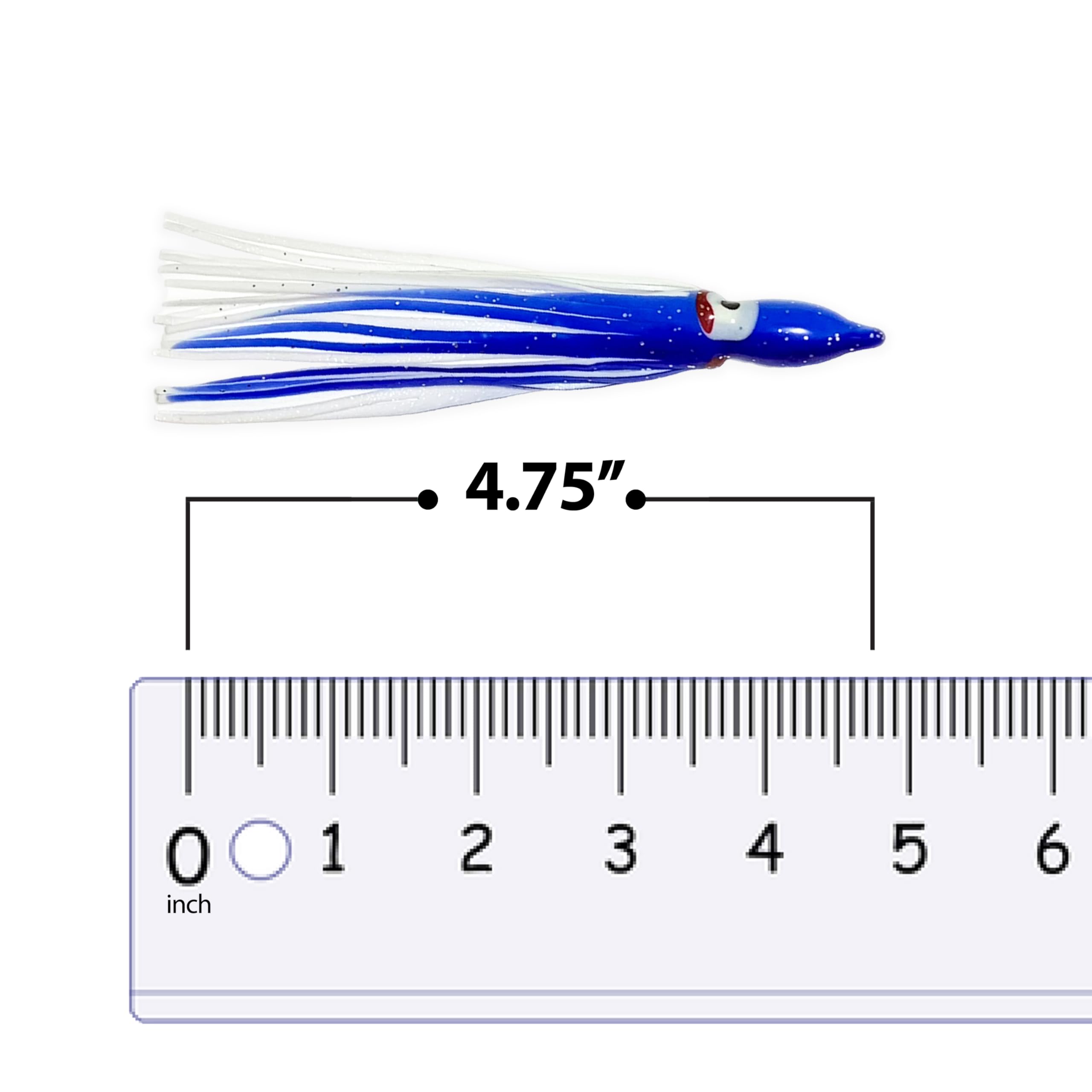 Sanhu 4.75-inch skirts perform well in saltwater and freshwater trolling.