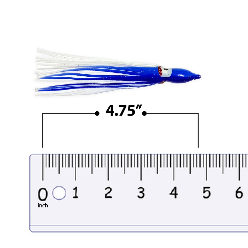 Sanhu 4.75-inch skirts perform well in saltwater and freshwater trolling.