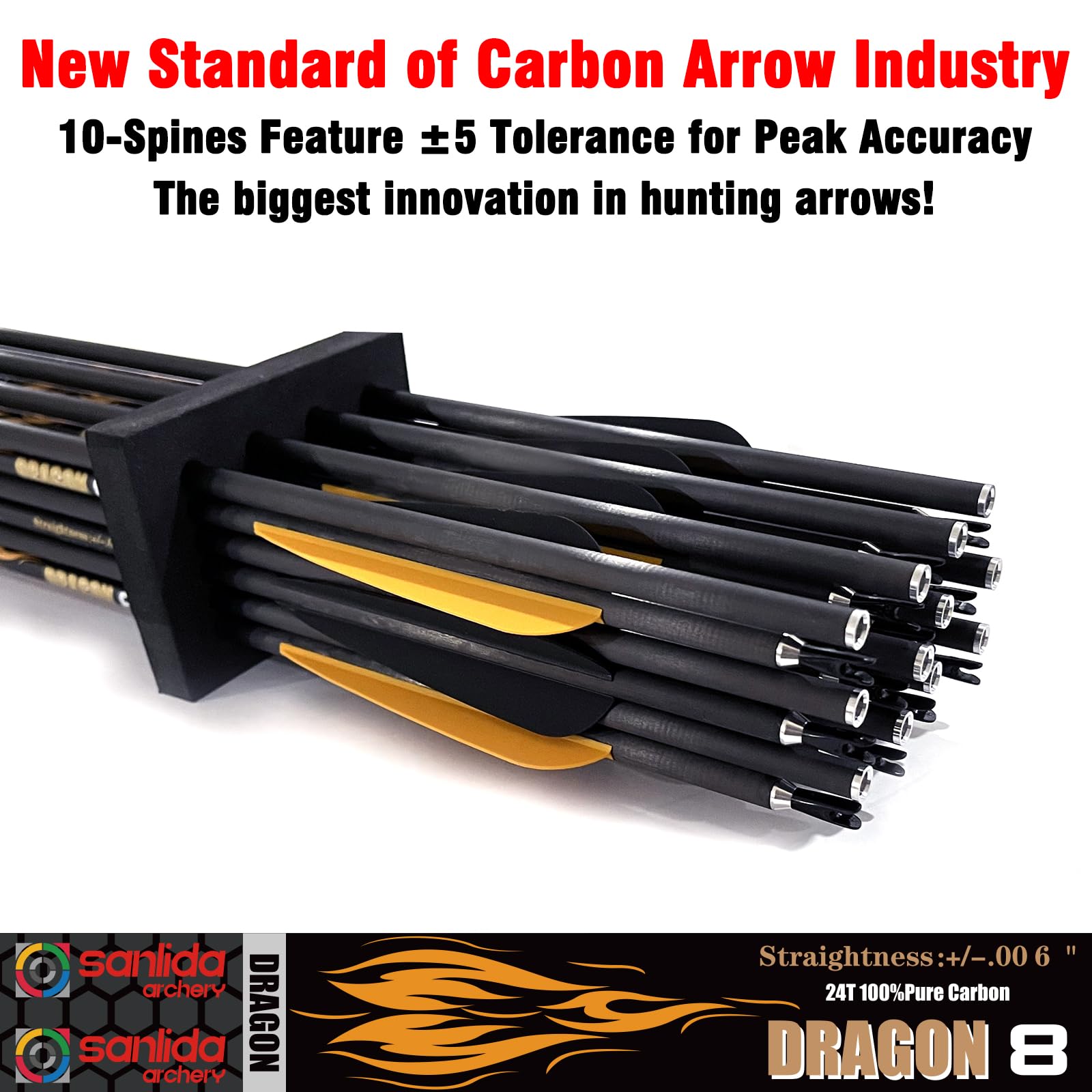 Sanlida 330 spine precision ensures consistent arrow flight