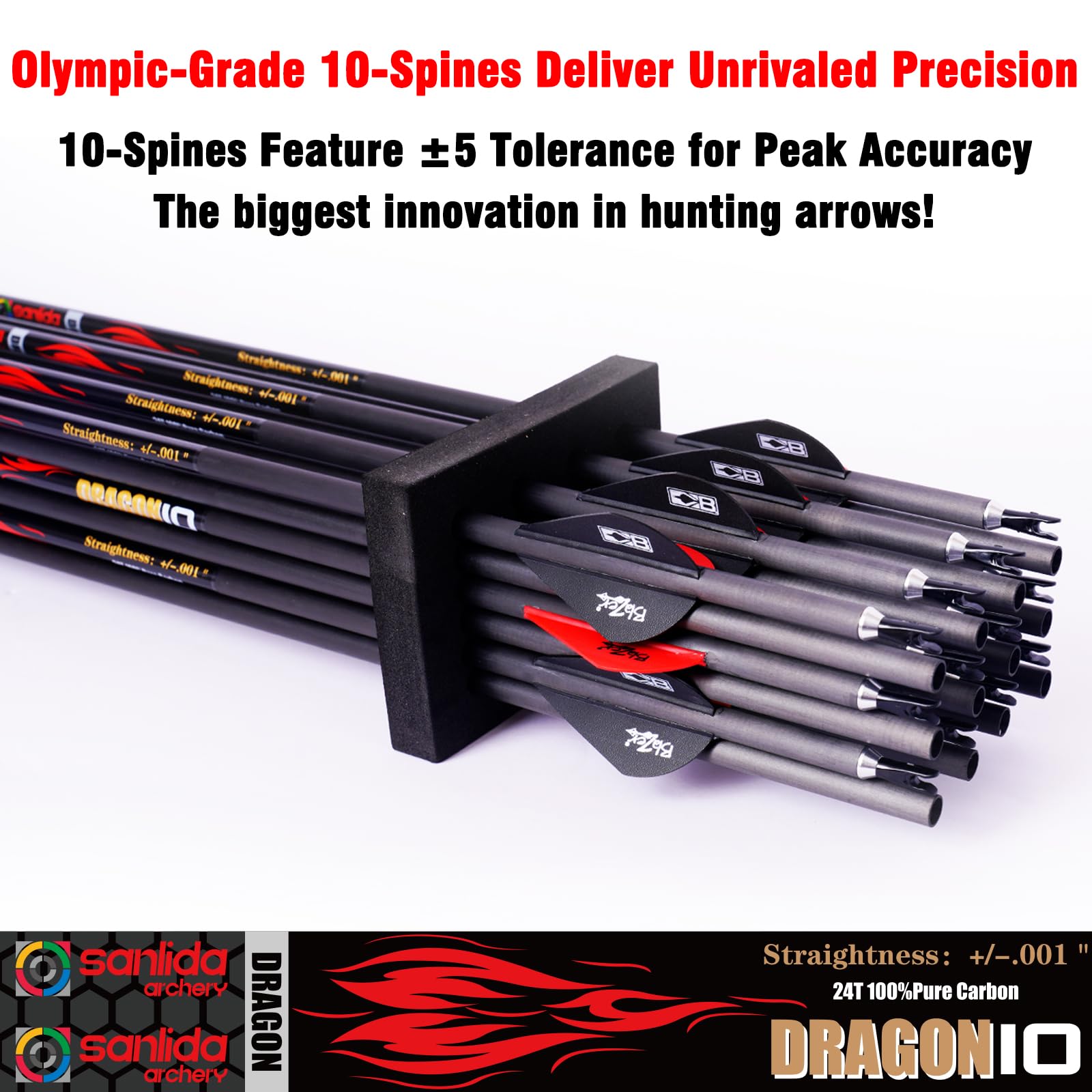 Sanlida 390 spine range demonstrates consistent arrow flight.