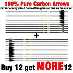 Sanlida pure-carbon arrow durability withstands hunting impacts.