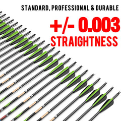 Sanlida arrows come ready-to-shoot with pre-installed vanes.