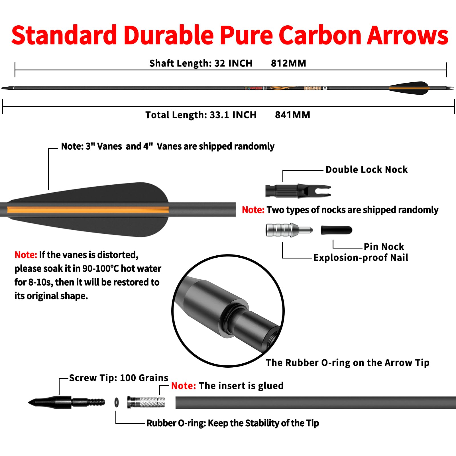 Sanlida pre-assembled arrows save setup time for field or range.