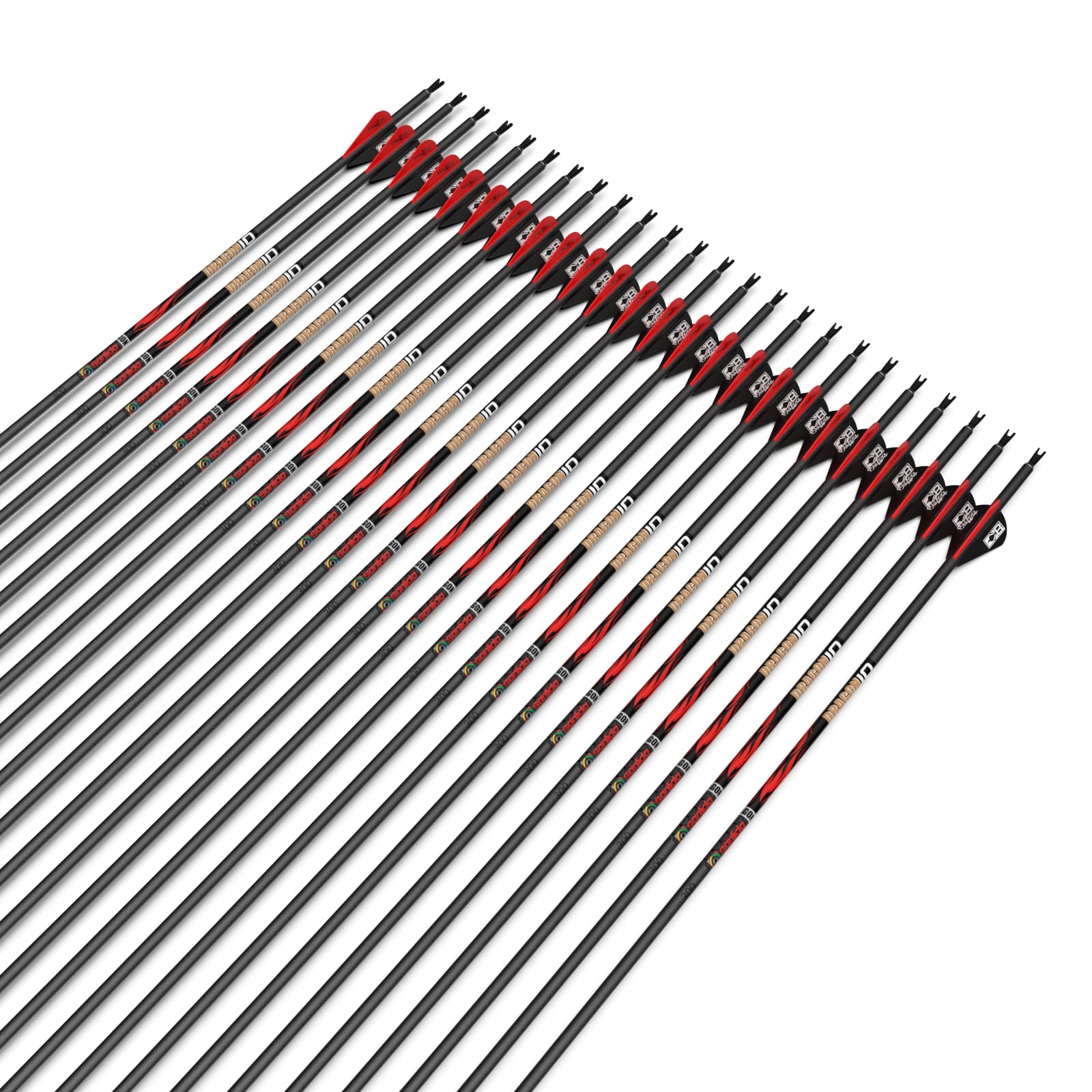 Sanlida warranty card accompanying the arrows for confidence.