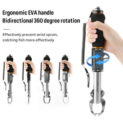 360-degree rotating claws of the SANLIKE fish gripper