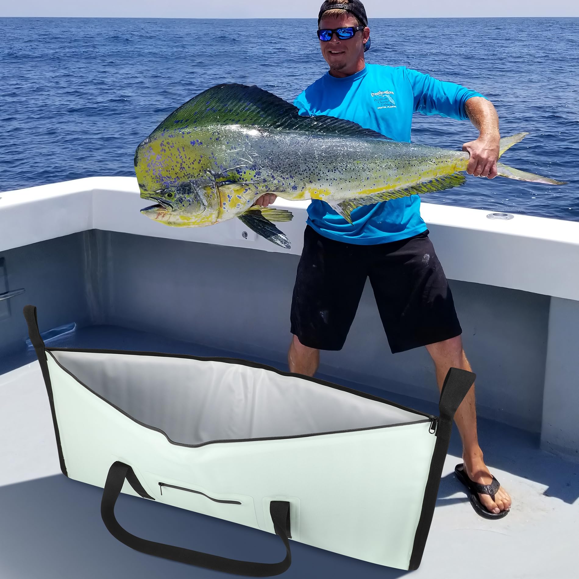 Versatile use for travel, groceries, and fish cooling