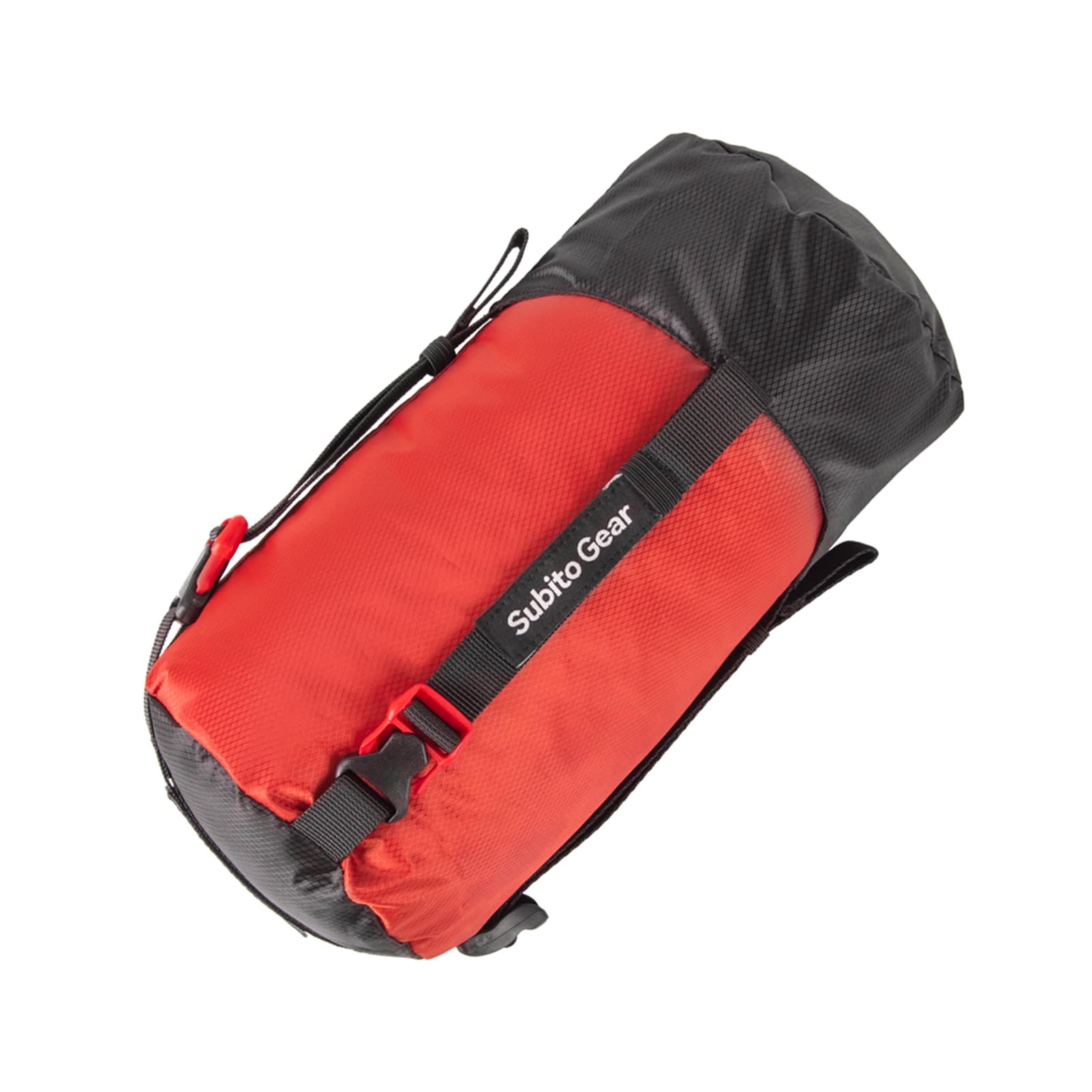 Sanmum 70D nylon compression sack inside sleeping bag for tidy storage