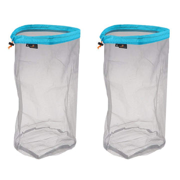Sanmum Stuff Sacks two nylon mesh bags for clear, organized packing