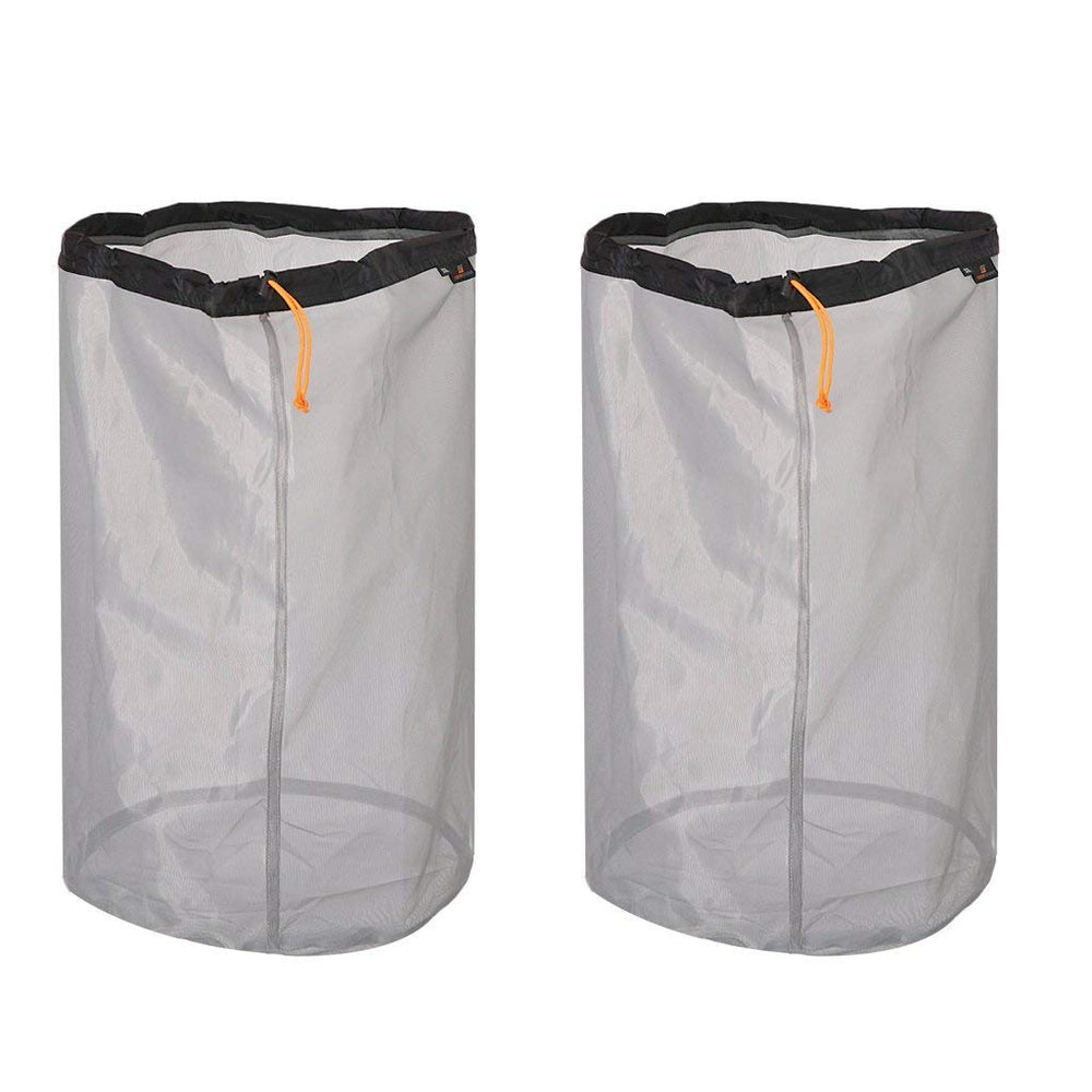 Sanmum Stuff Sacks visible mesh base design aids quick locating.