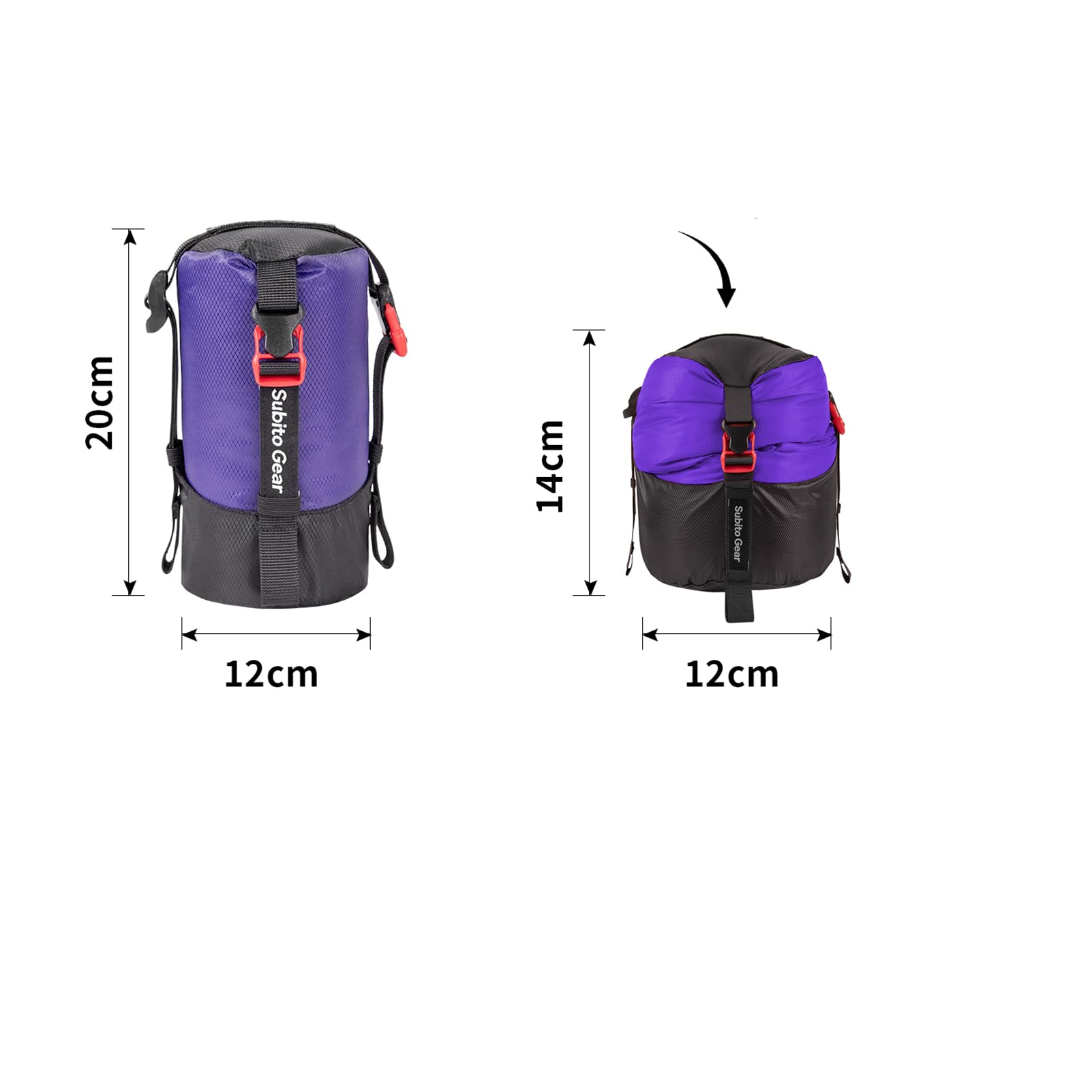 Sanmum waterproof cover front view highlights rain protection and dryness.