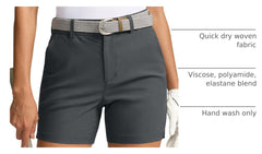 SANTINY shorts side-split hem enables full range of motion