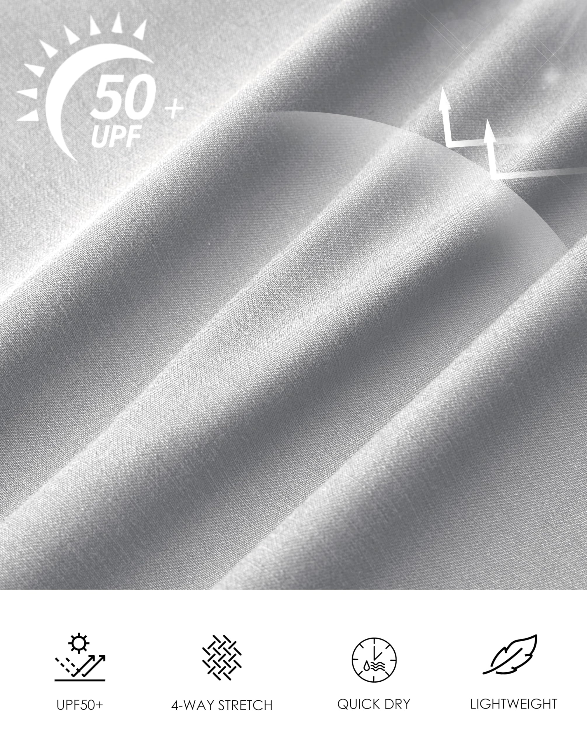 SANTINY women's 5in golf shorts split-side motion demonstrates full range of motion.