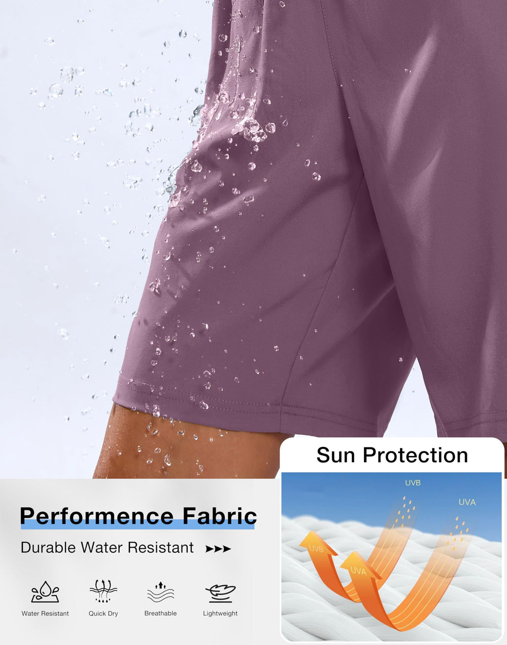 SANTINY shorts with organized pockets are ideal for travel and workouts.