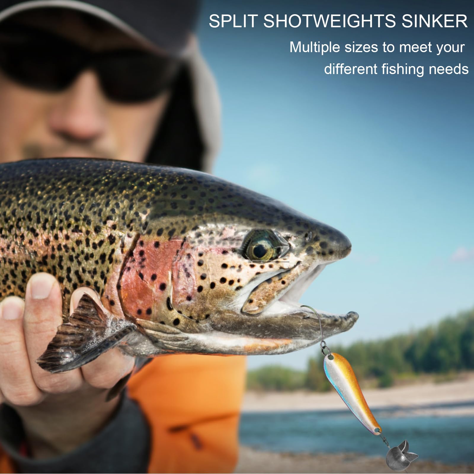 Compact, easy-to-carry fishing weights kit