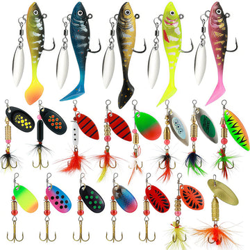 SANWEAL Rooster Tail Lures – lifelike paddle tail swimbaits
