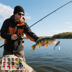 Inline spinner lures with high flash and brass finish
