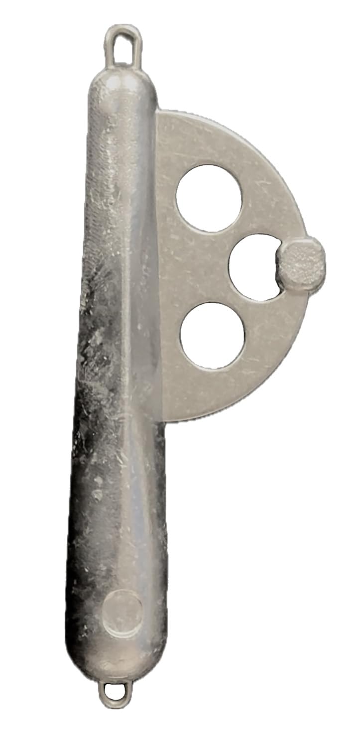 SANY Dig Sinker 2 No-15 Plain front view, unpainted lure for sandy bottoms