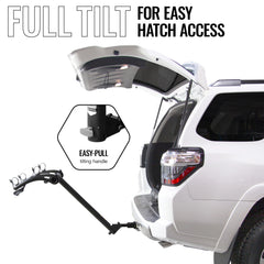 Saris Bones 2-Bike Hitch Rack two-bike capacity suitable for road and mountain bikes.